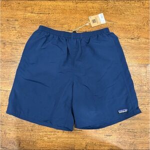 Patagonia Baggies‎ Blue 7" Shorts Vacation Pool Beach Lined Swim Trunks Men's S